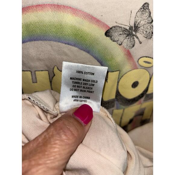 Honor The Gift size 12 Palm T-Shirt in color Stone - Picture 5 of 8